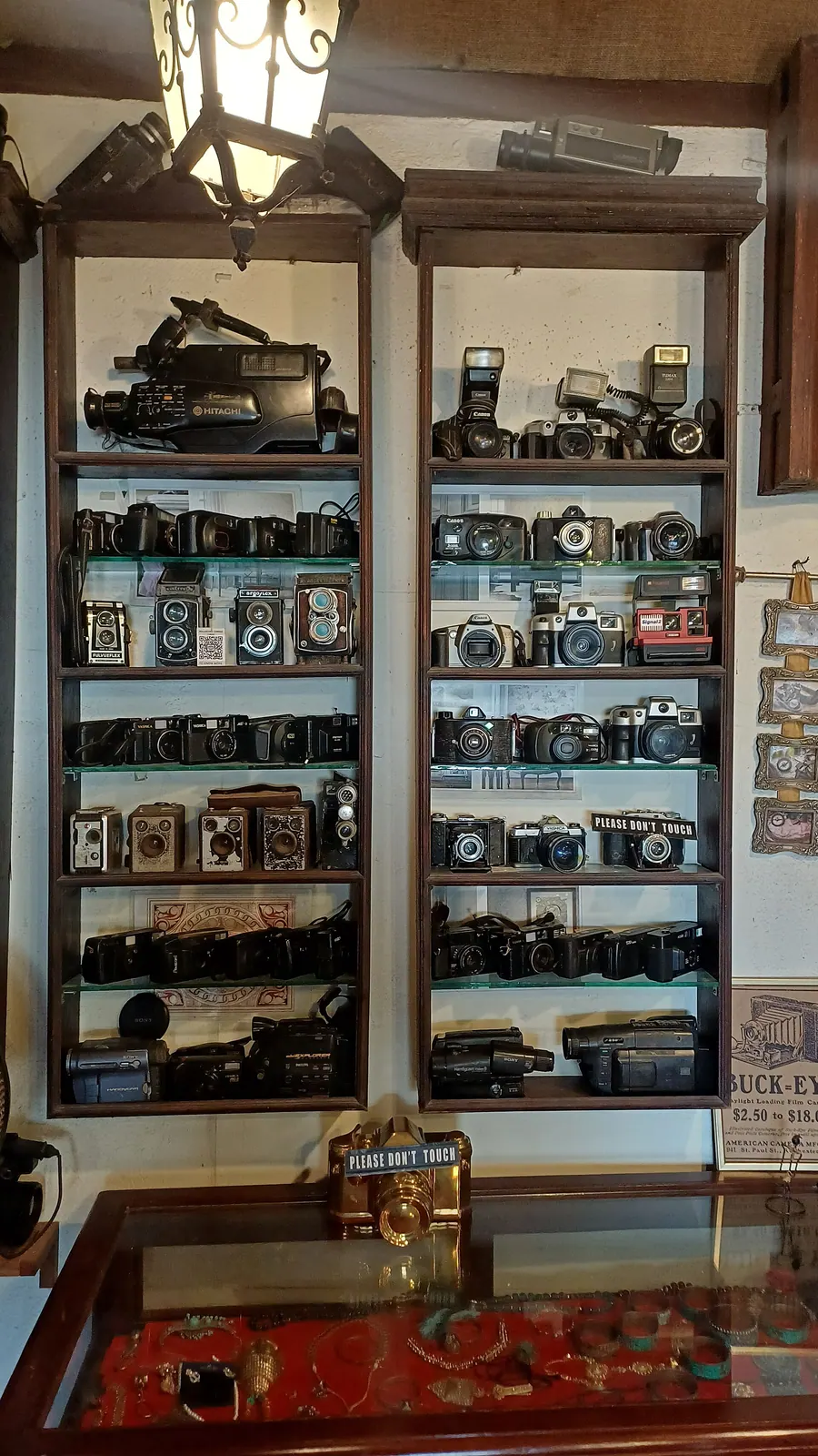 An old camera on a desk